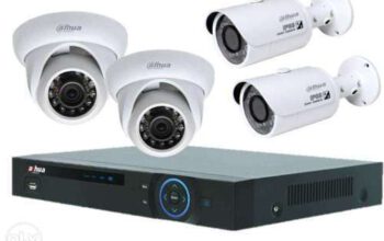 Surveillance Camera : 4-cameras CCTV (Max 8 Channels)